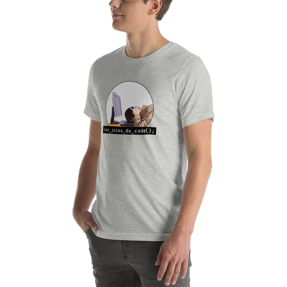 T-shirt développeur unisexe Les Joies du Code