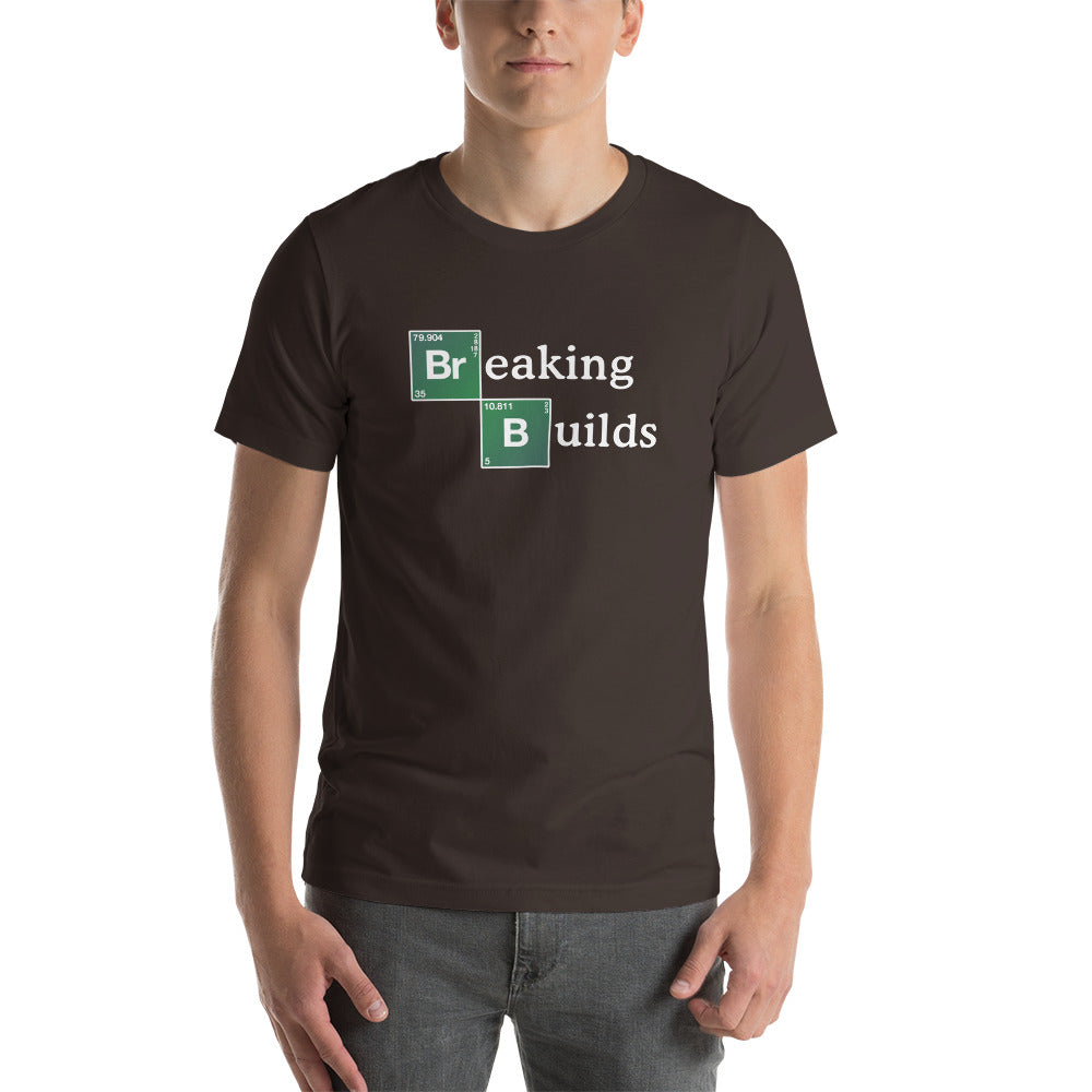 T-shirt développeur unisexe Breaking Builds