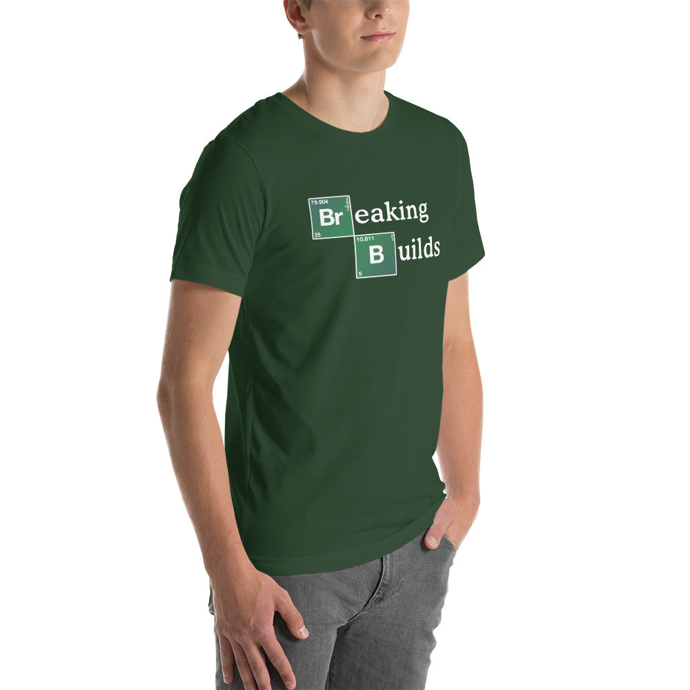 T-shirt développeur unisexe Breaking Builds