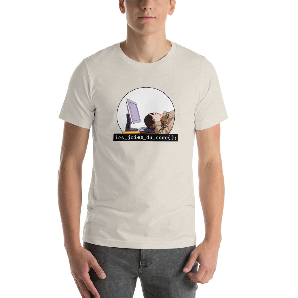 T-shirt développeur unisexe Les Joies du Code