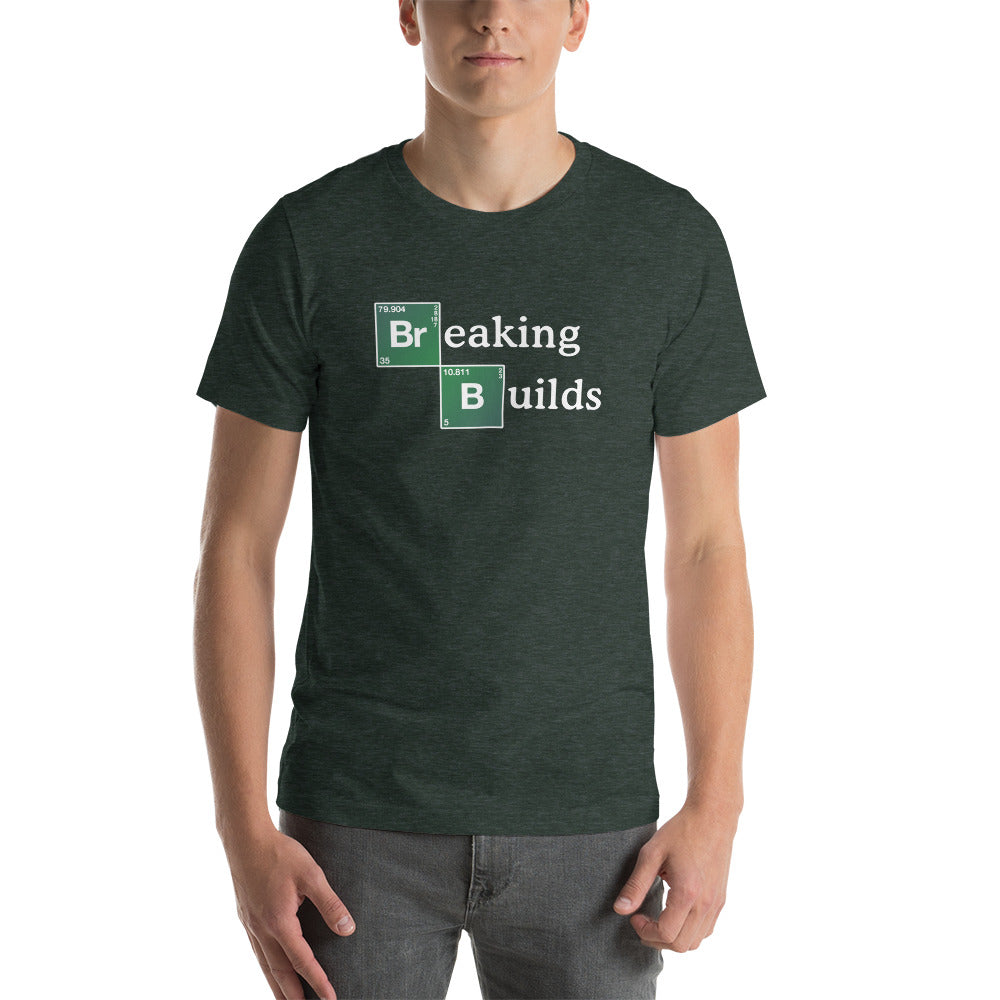 T-shirt développeur unisexe Breaking Builds