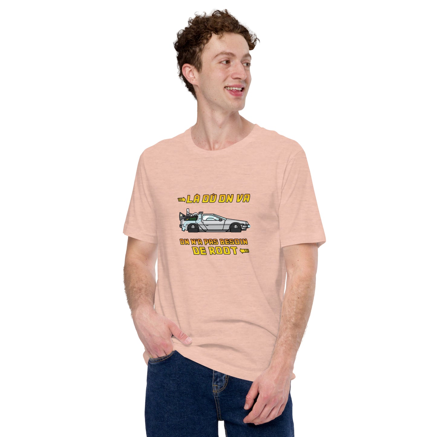 T-shirt développeur unisexe Pas besoin de root