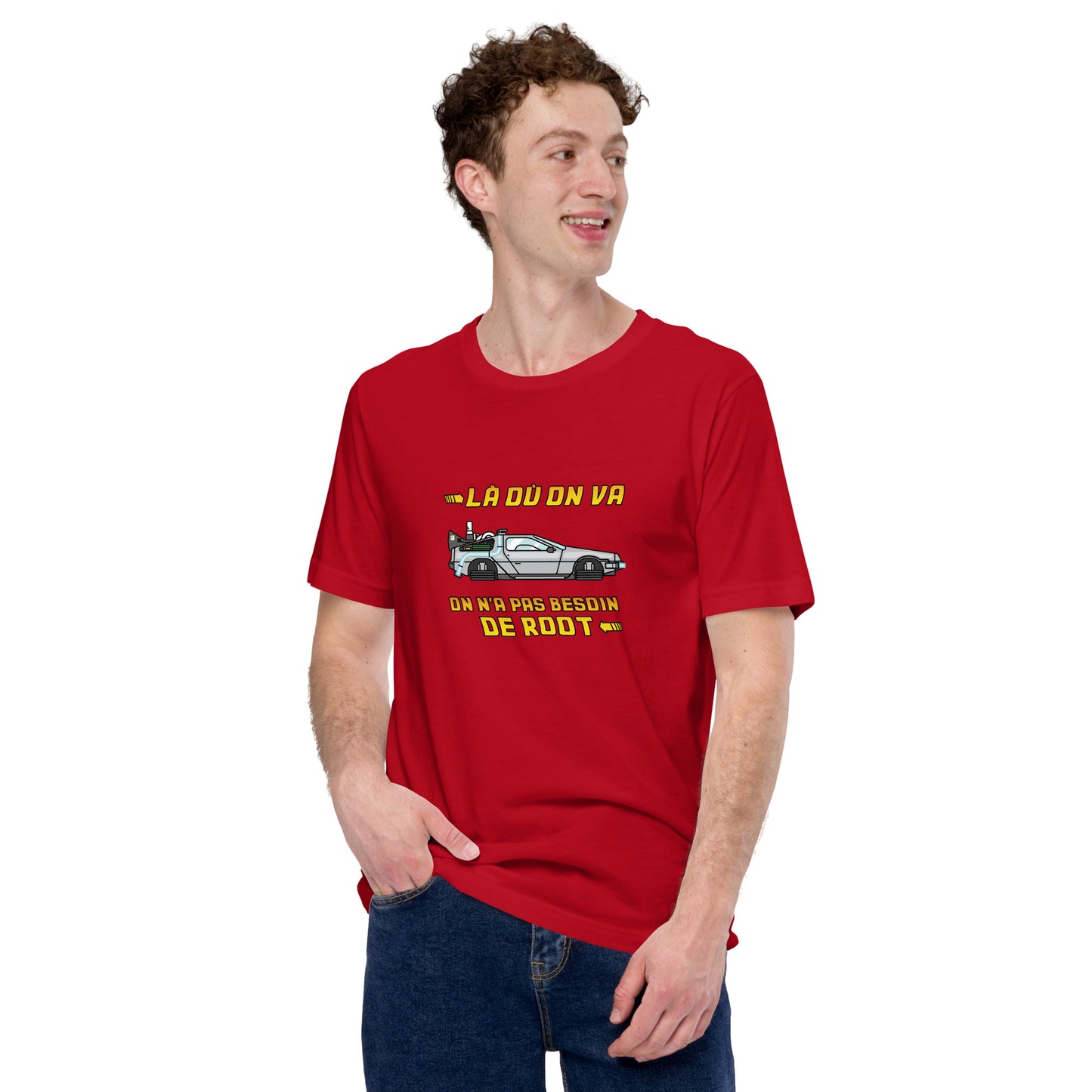 T-shirt développeur unisexe Pas besoin de root