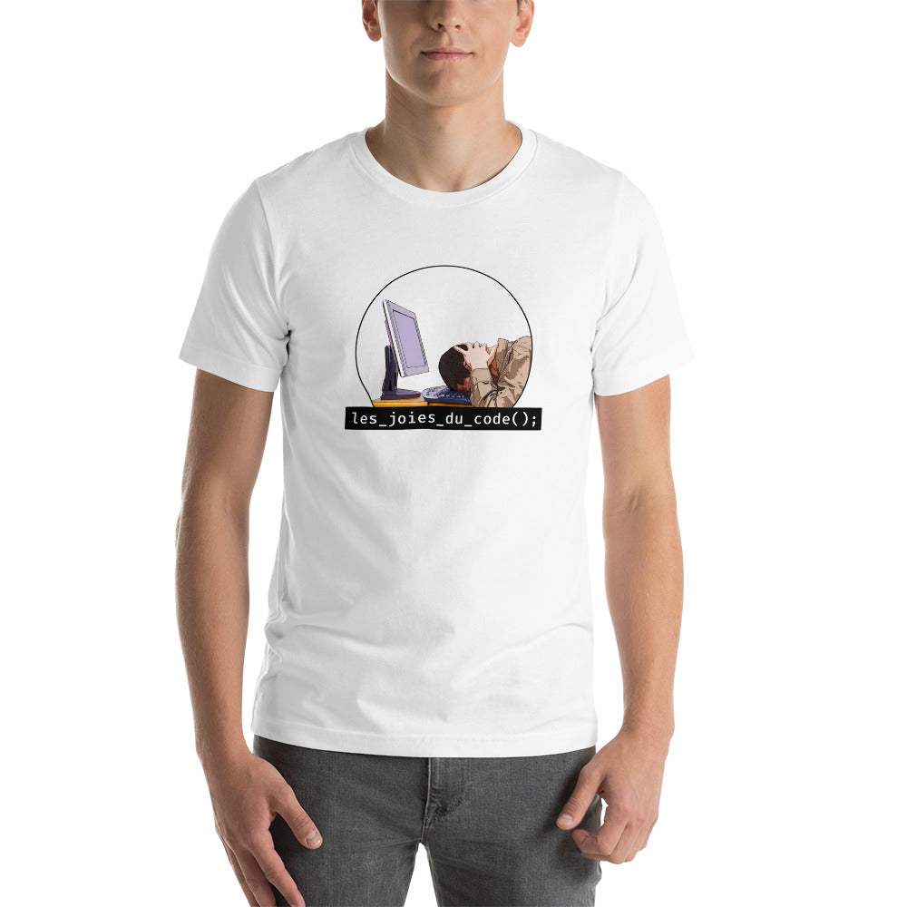 T-shirt développeur unisexe Les Joies du Code