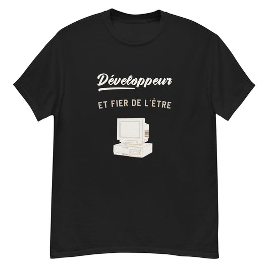 T-shirt développeur Dev & Proud homme