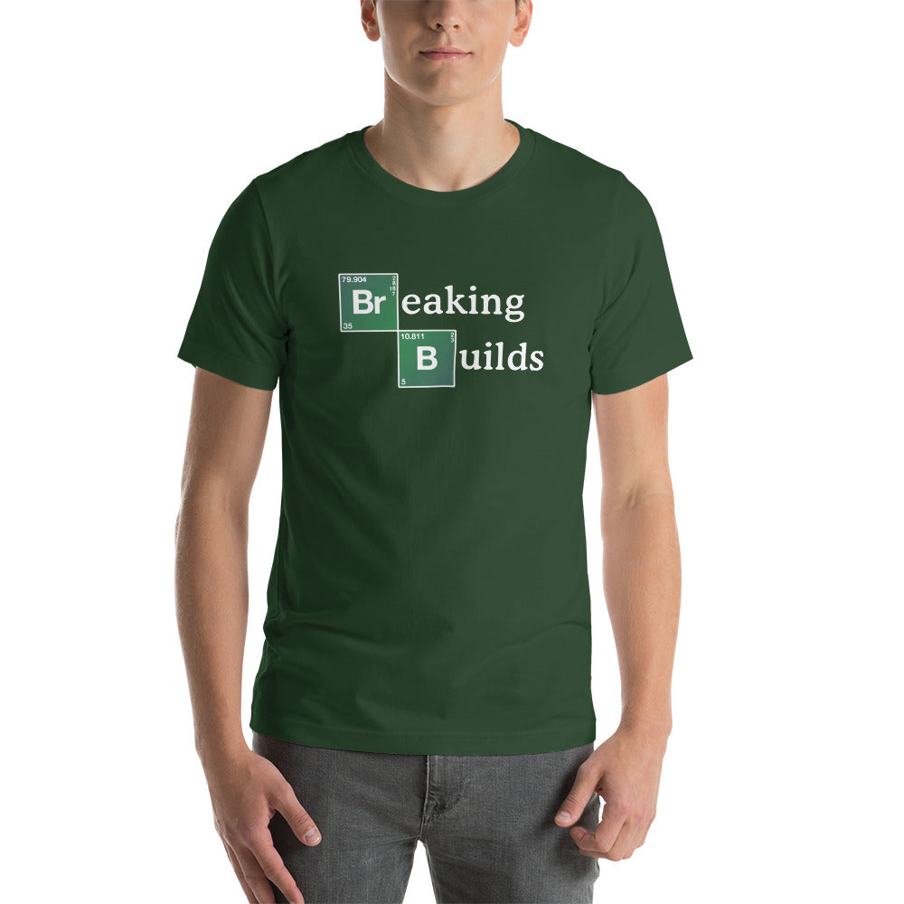 T-shirt développeur unisexe Breaking Builds